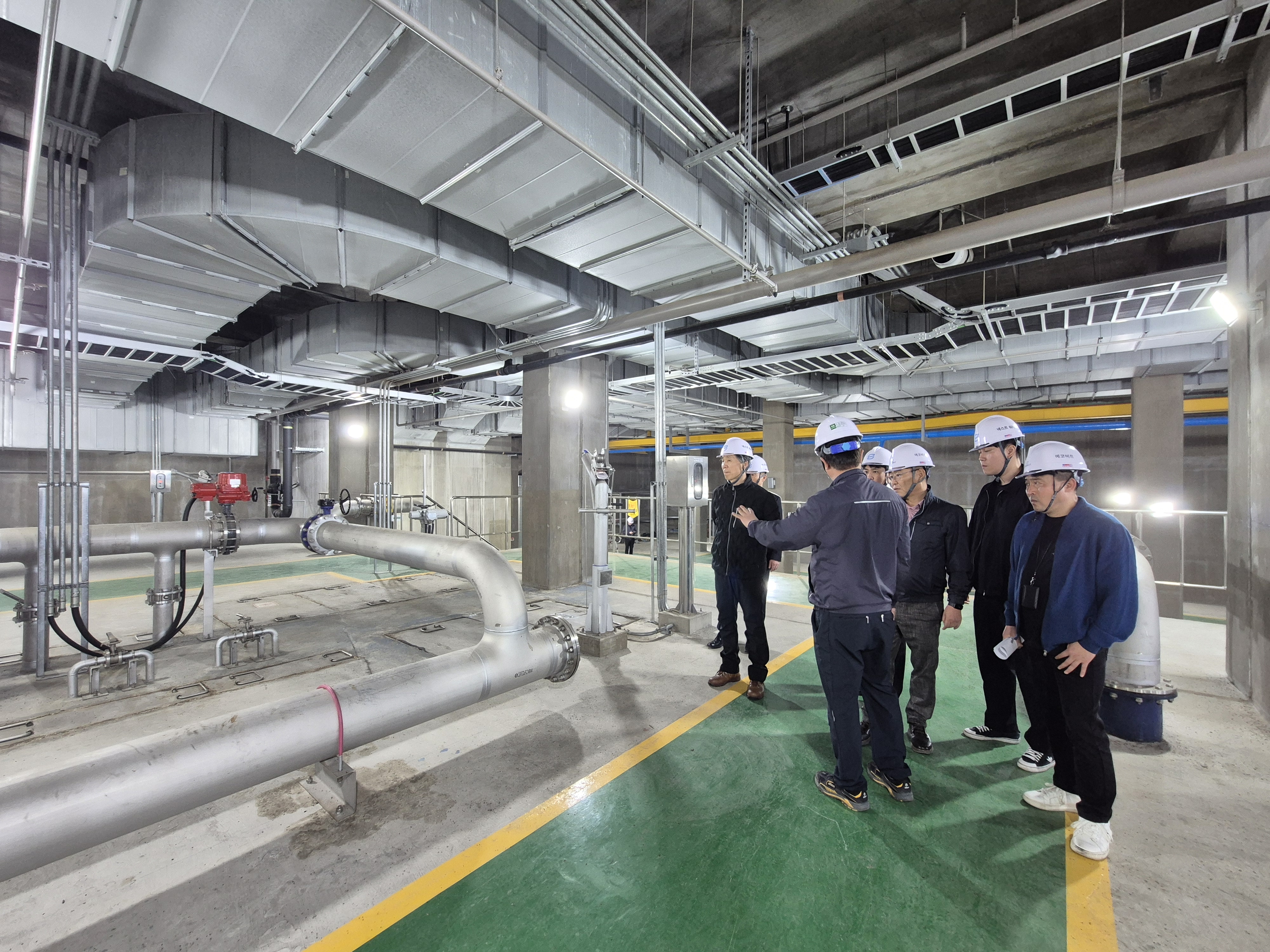 운정Ⅱ 공공하수처리시설 현장 방문